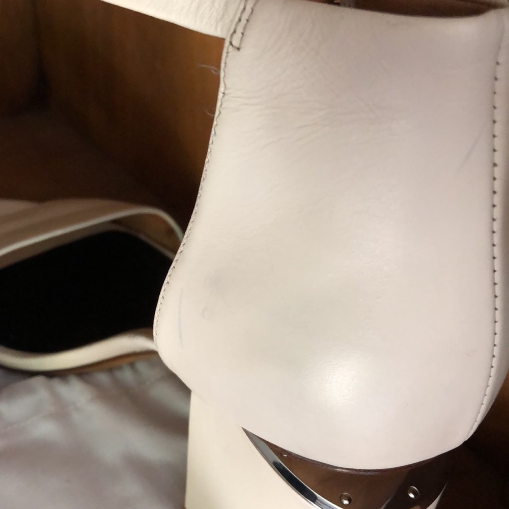 ⭐️⭐️ALEXANDER WANG WHITE BLOCK HEEL SANDAL ⭐️⭐️SZ.40 final price - Picture 10 of 16